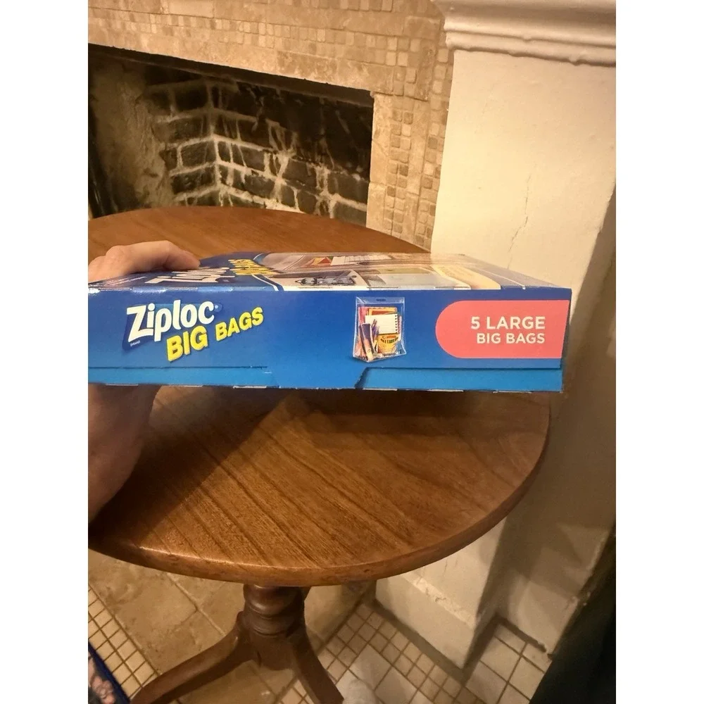Ziploc‎ Big Bags Large Size 3-Gallon Heavy Duty Zipper Storage 15